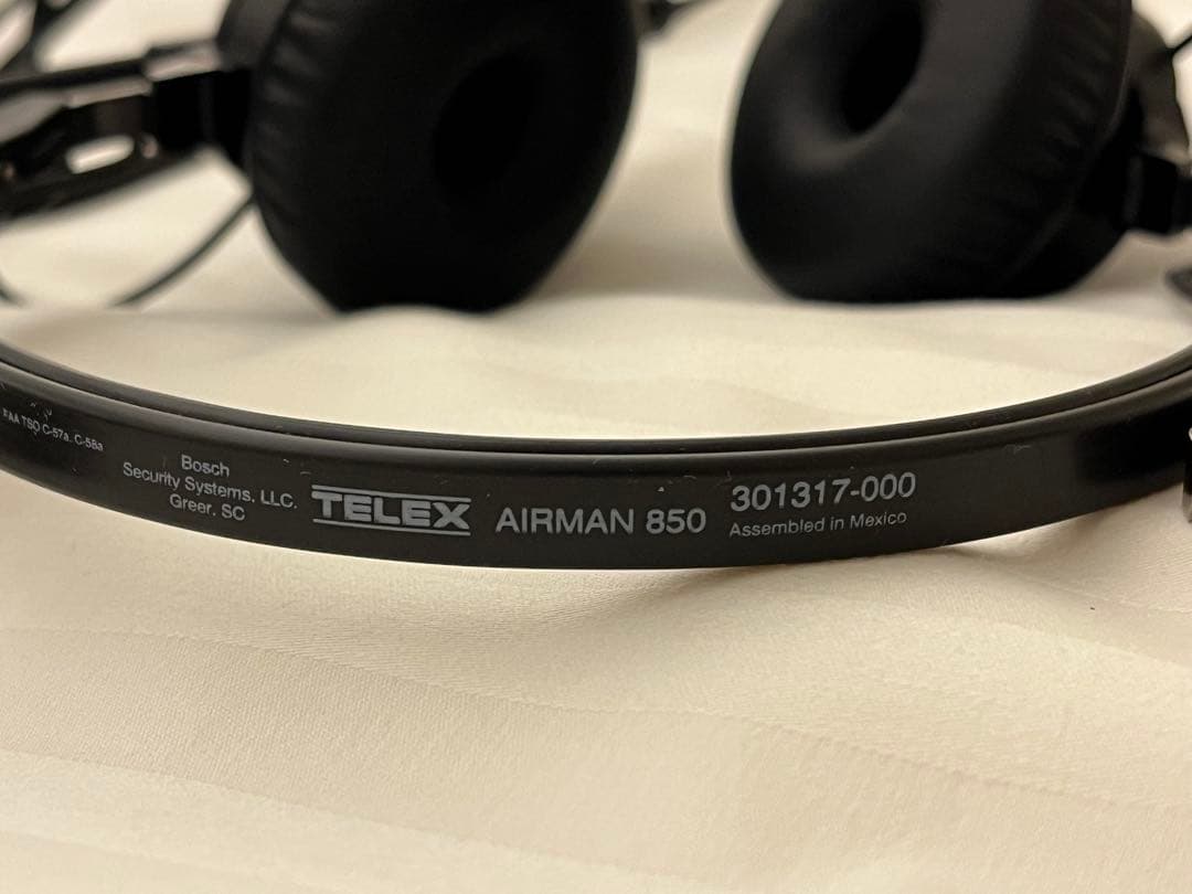 ヘッドホン TELEX AIRMAN M850