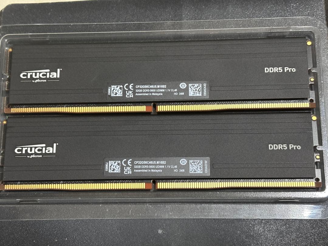 crucial DDR5 Pro (32gb*2枚 合計64gb)