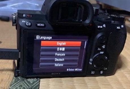 その他 Add languages Sony camera