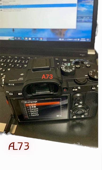 その他 Add languages Sony camera