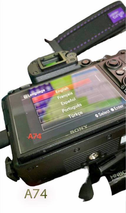 その他 Add languages Sony camera