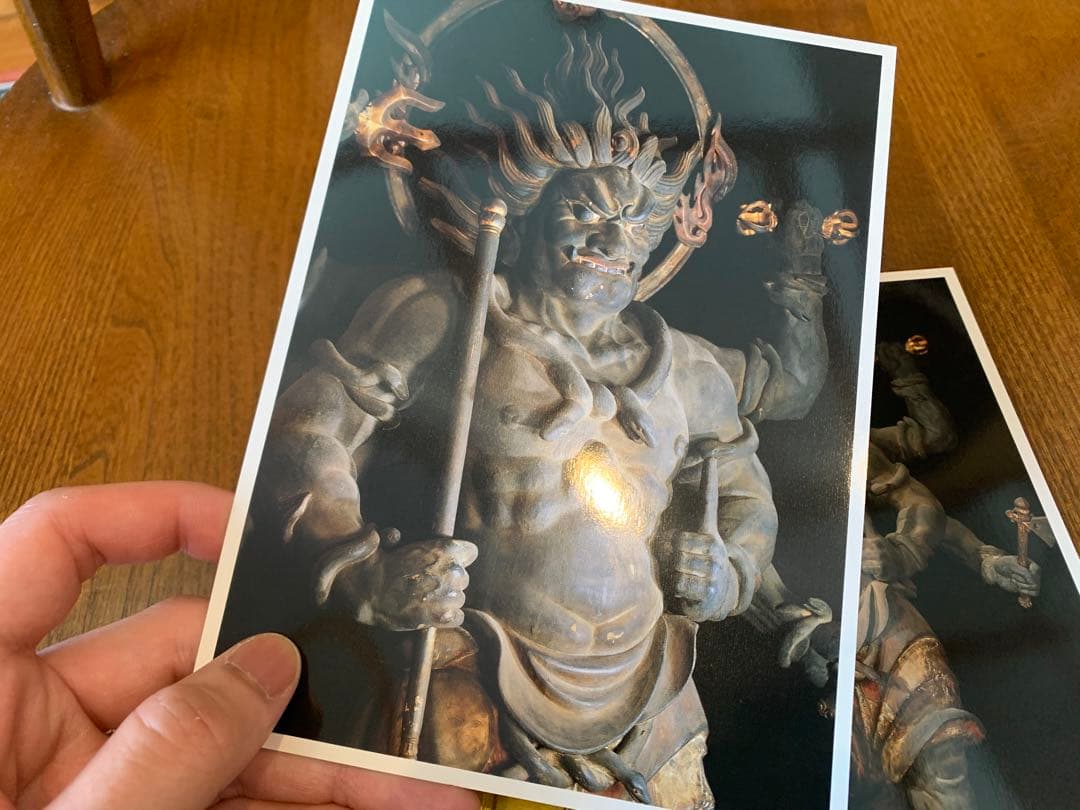 秋篠寺 大元帥明王 御写真＆真言御守セット