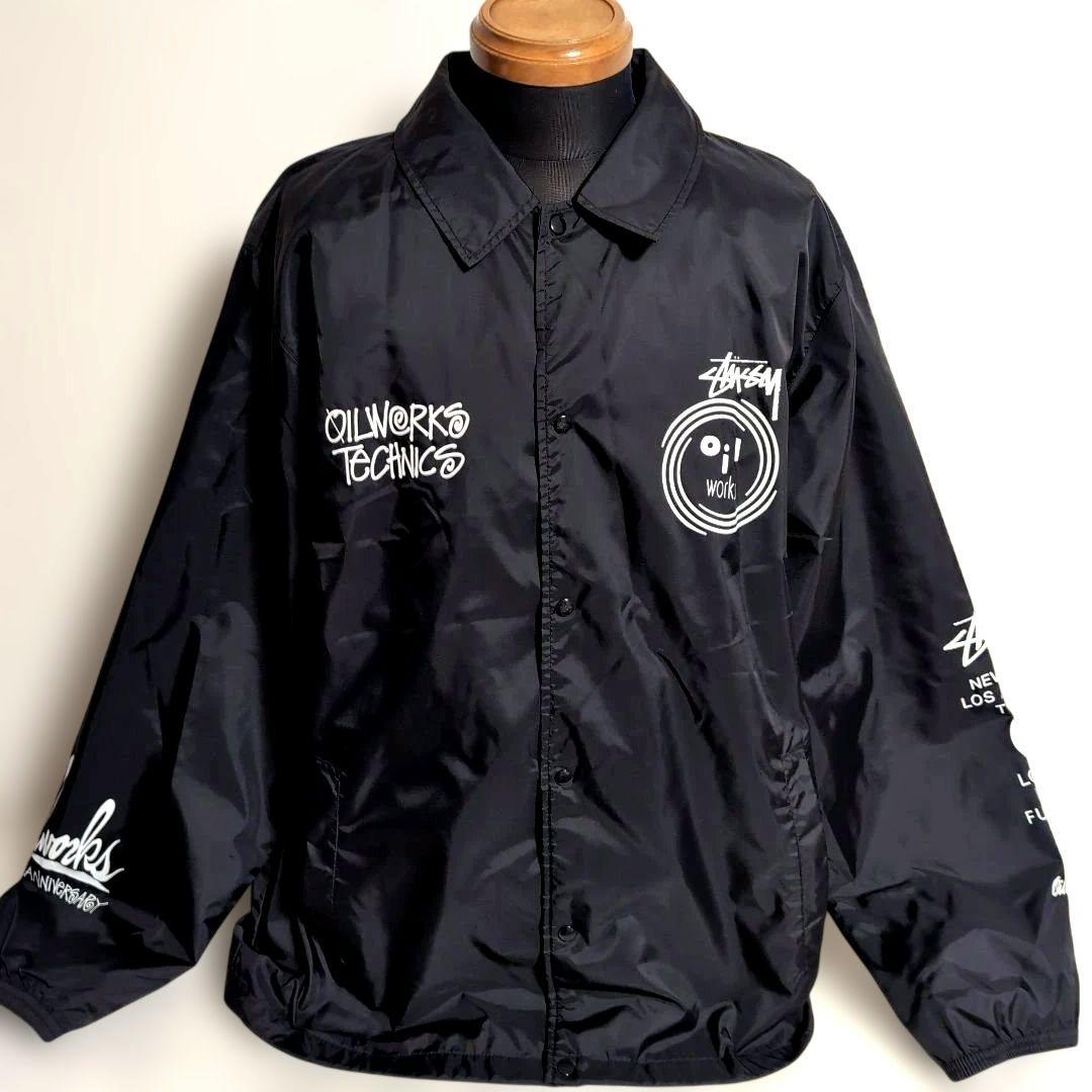 eu31 ステューシー オイルワークス コーチジャケット メンズLL相当