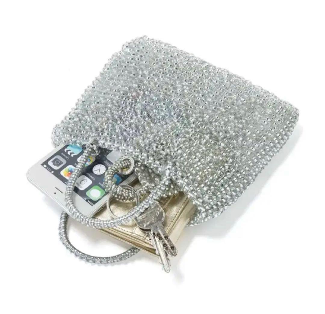 【国内正規品】 ANTEPRIMA ミニアトゥーラ シルバー　インバッグ付き