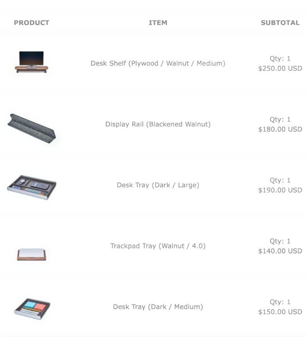 T*o様 grovemade Desk Shelf set/デスクシェルフ セッ