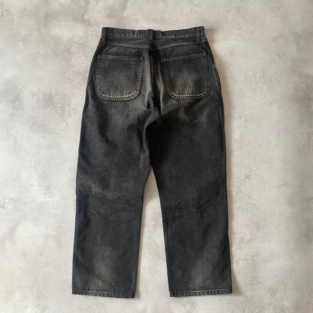 美品 25AW HERILL Duck Painter Pants 2 ブラック