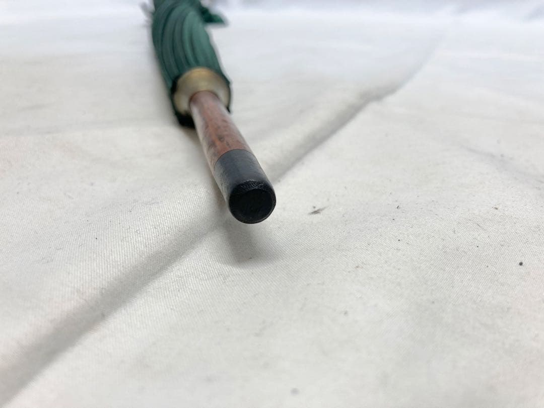 皇室御用達　前原光栄商店　16本骨　長傘　緑