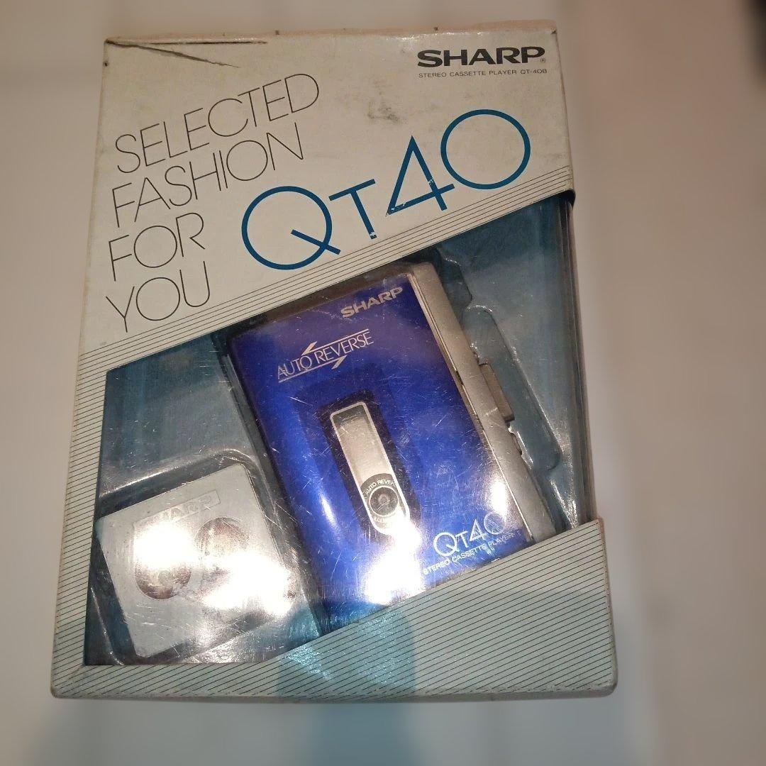 SHARP シャープ カセットプレーヤー QT-40B 　ジャンク品