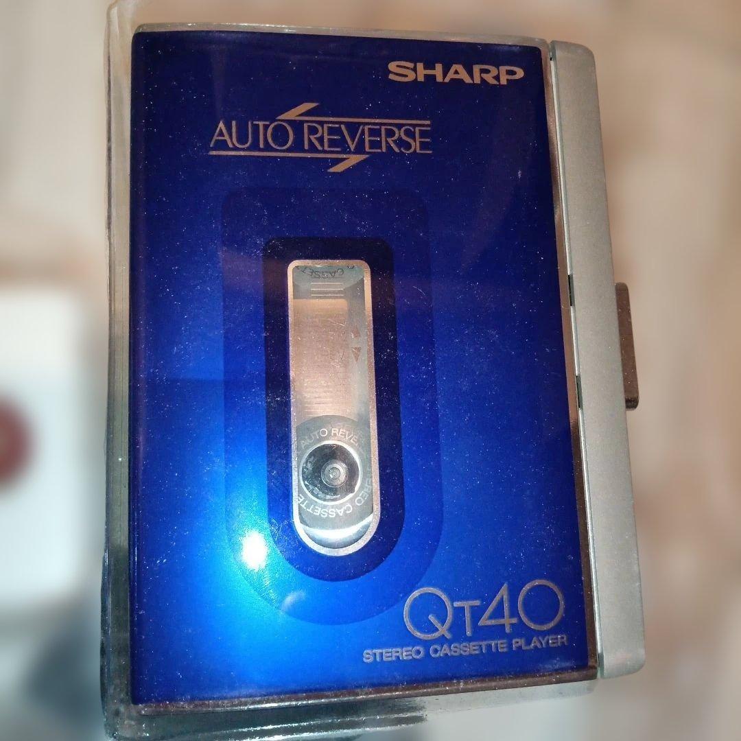SHARP シャープ カセットプレーヤー QT-40B 　ジャンク品