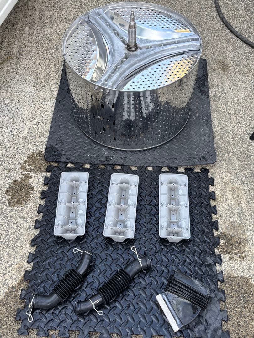 高年式 分解クリーニング済 SHARP ES-S7D 2020年製 左開き