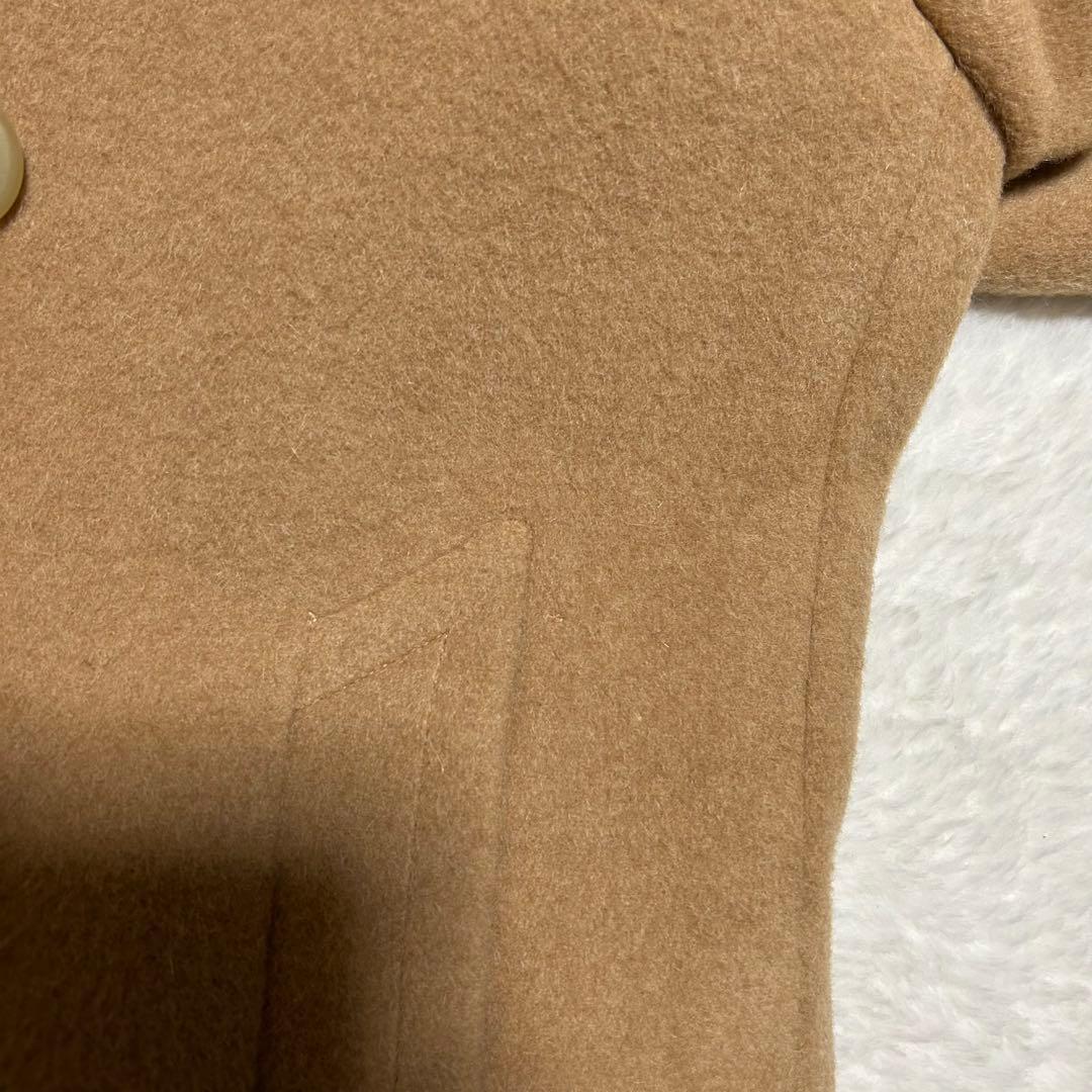 イタリア製 ポロバイラルフローレン キャメルヘア ダブルブレスト コート 52