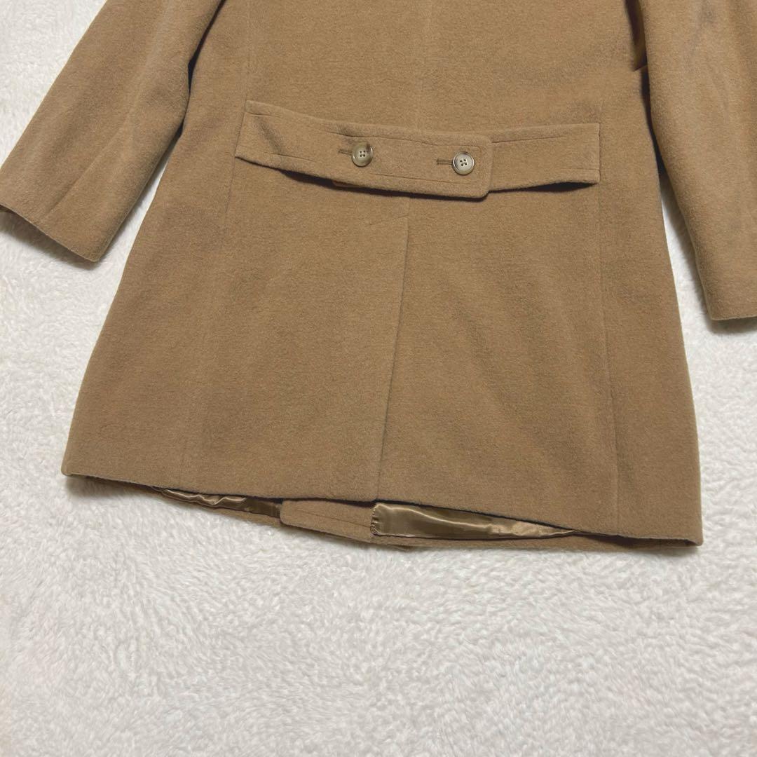 イタリア製 ポロバイラルフローレン キャメルヘア ダブルブレスト コート 52