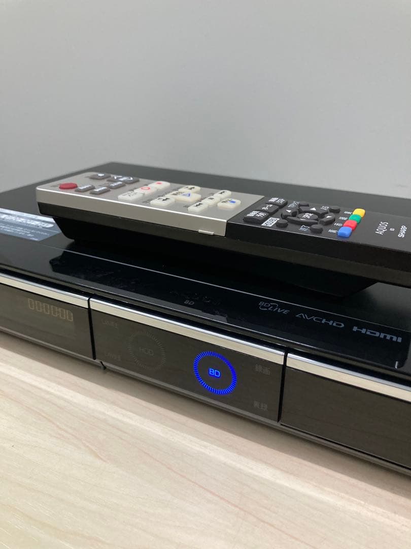 動作良好　1TB シャープ　AQUOS ブルーレイ　BD-HDW 80