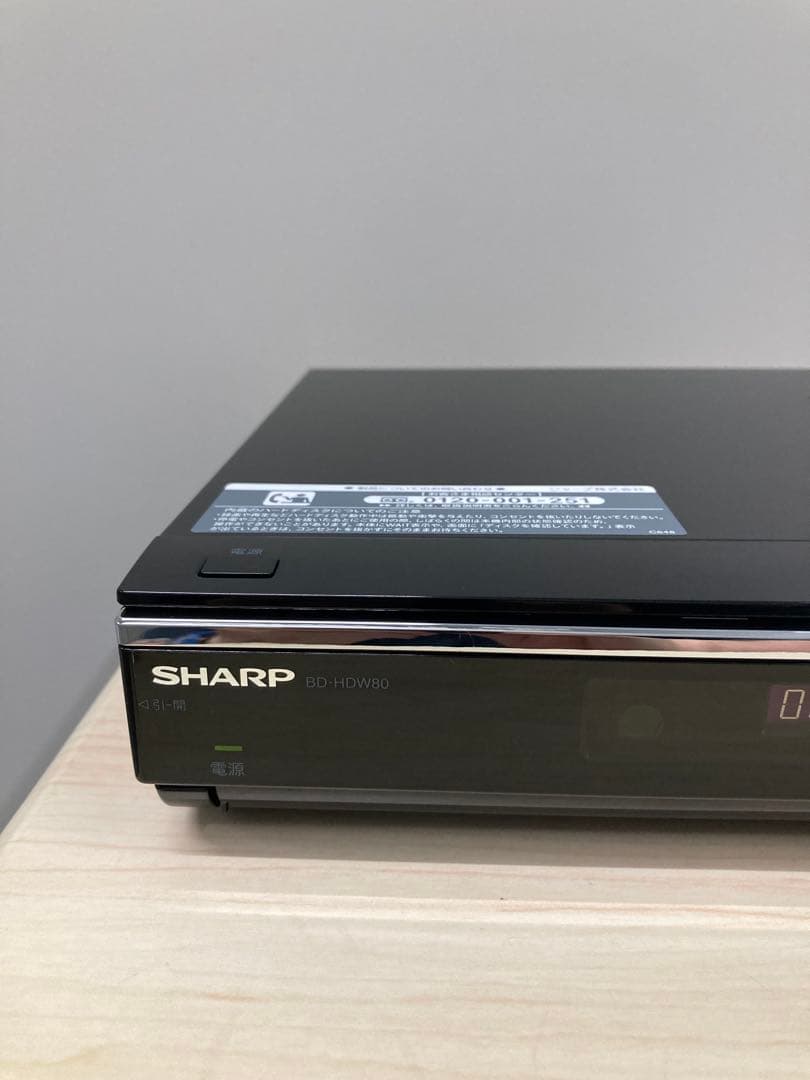 動作良好　1TB シャープ　AQUOS ブルーレイ　BD-HDW 80