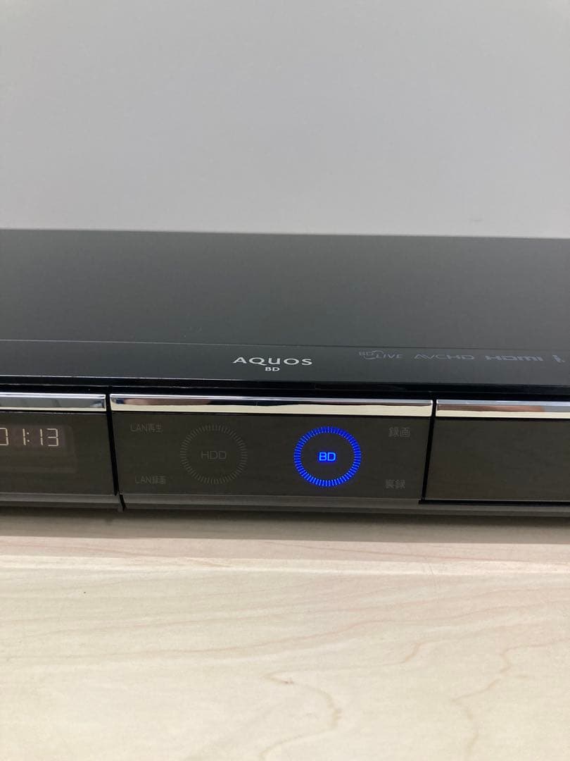 動作良好　1TB シャープ　AQUOS ブルーレイ　BD-HDW 80
