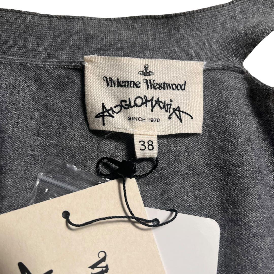 未使用タグ付き　ヴィヴィアンウエストウッド　アングロマニア　カーディガン　グレー