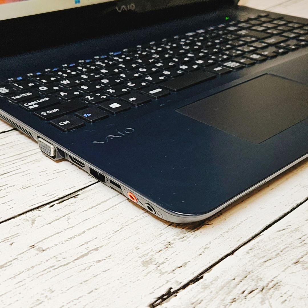 VAIO 大画面 ノートパソコン SSD i5 テンキー DVD バッテリー可