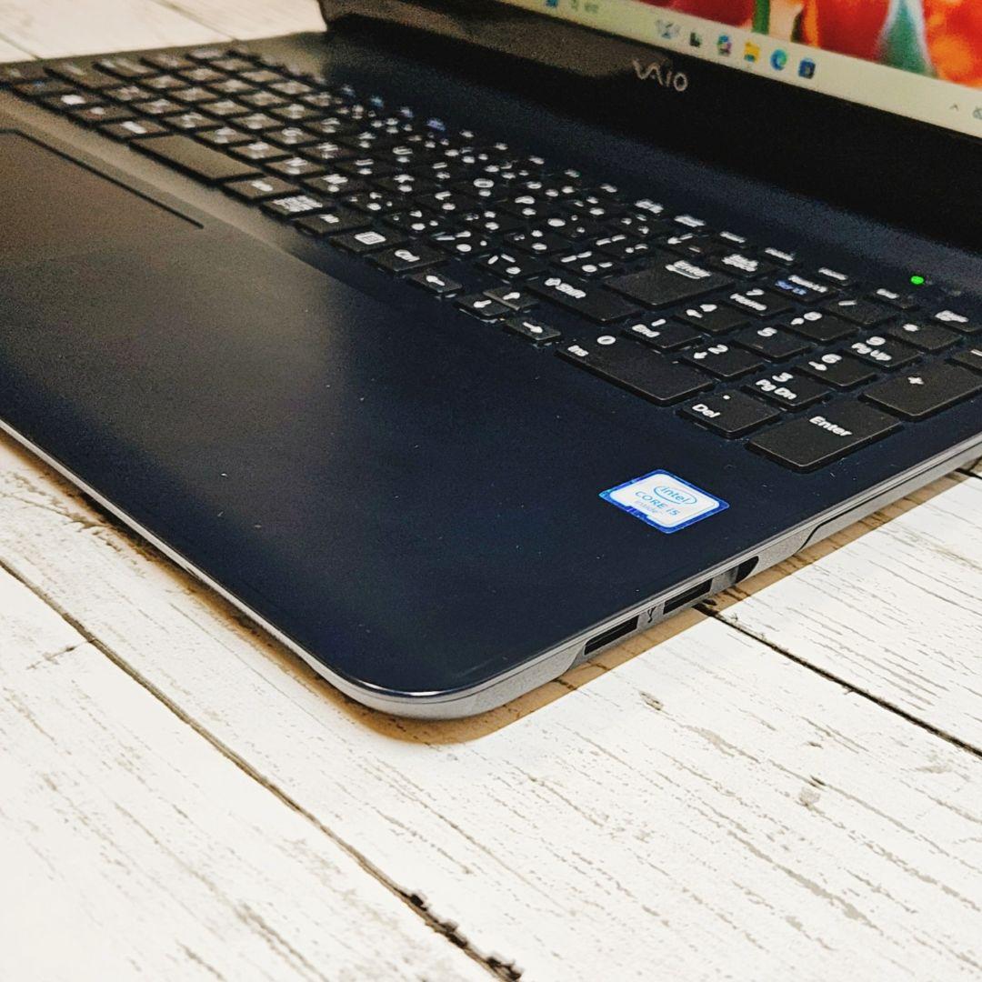 VAIO 大画面 ノートパソコン SSD i5 テンキー DVD バッテリー可