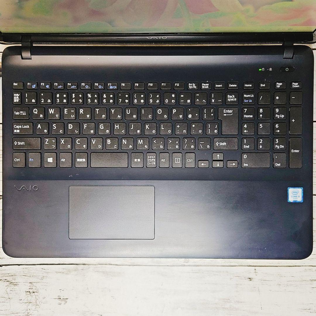VAIO 大画面 ノートパソコン SSD i5 テンキー DVD バッテリー可