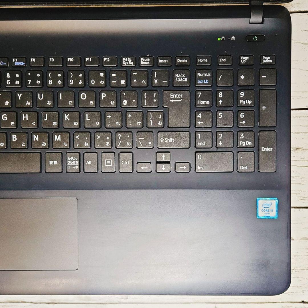 VAIO 大画面 ノートパソコン SSD i5 テンキー DVD バッテリー可