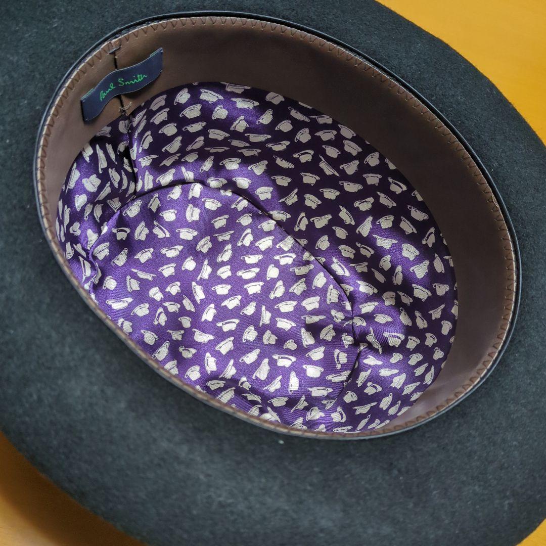 【希少】Paul Smith ポール・スミス　ボーラーハット　黒
