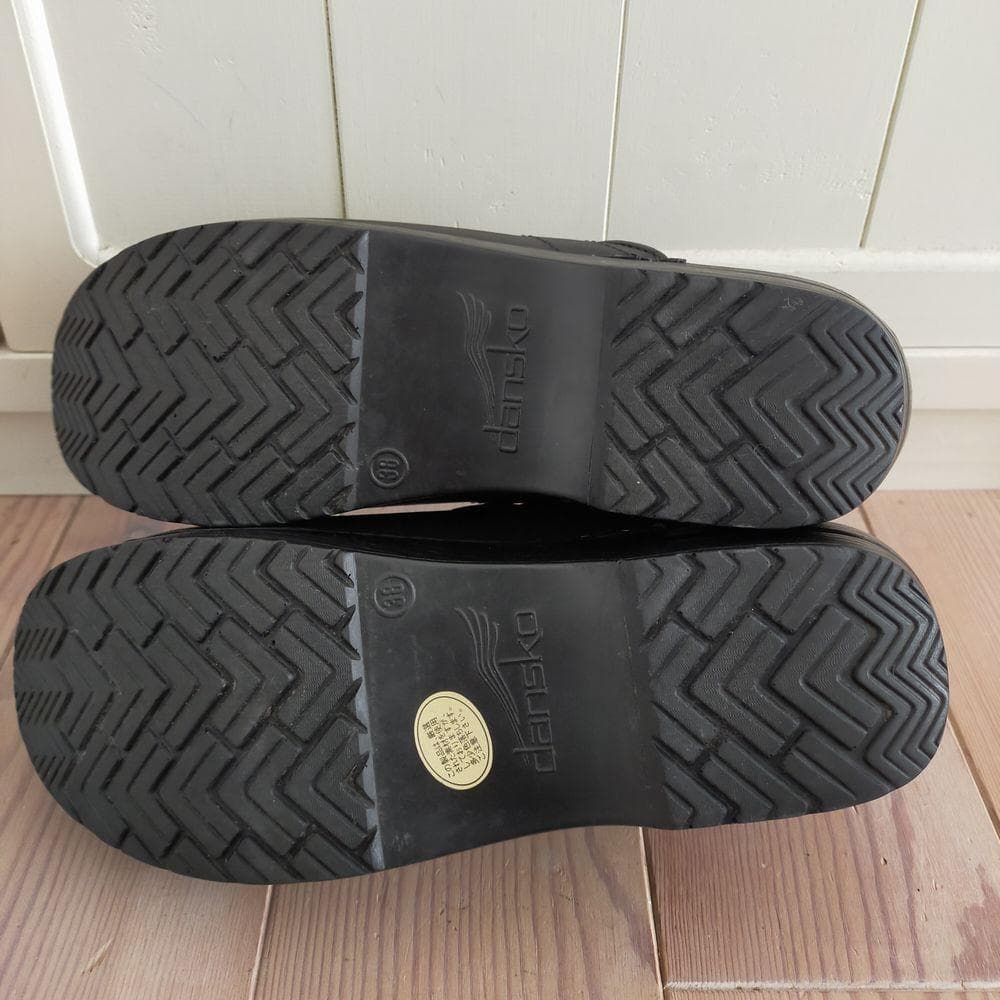 dansko/ダンスコ プロフェッショナル オイルド レザー クロッグ ブラック