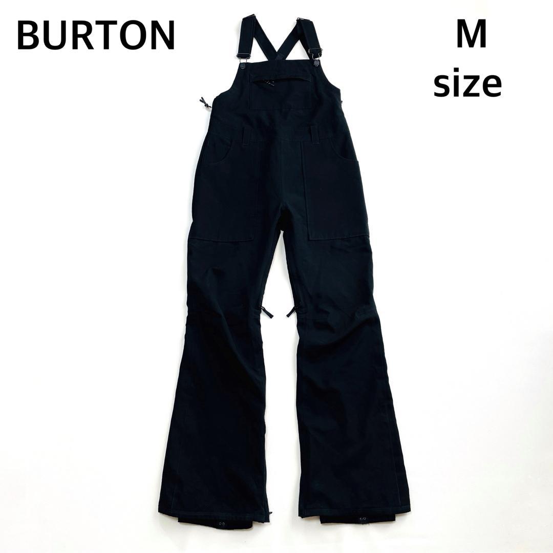 6645 バートン　ビブパンツ　スノボウェア レディース ブラック つなぎ