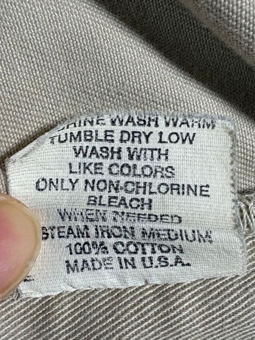 初期タグ　ポロチノW38 made in USA