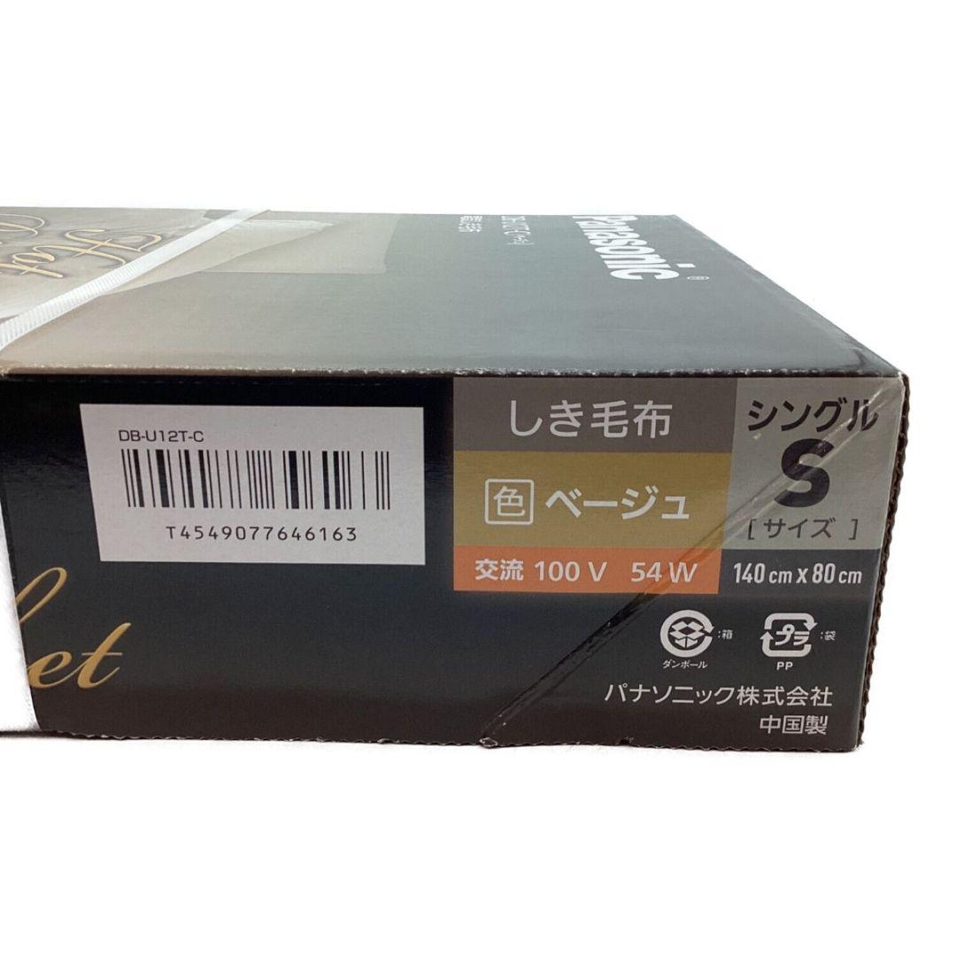 Panasonic DB-U12T-C 電気毛布 ベージュ S