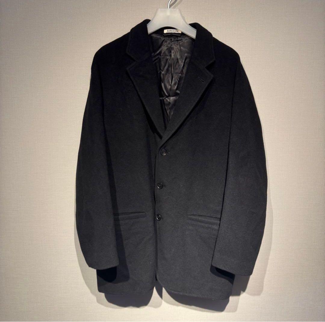 ジャケット・アウター AURALEE Cashmere Wool Mosser Over Jacket