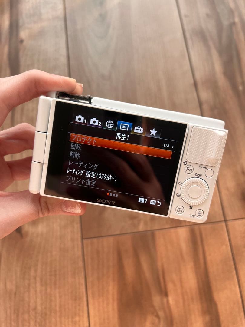 SONY ZV-1 ホワイトカメラ