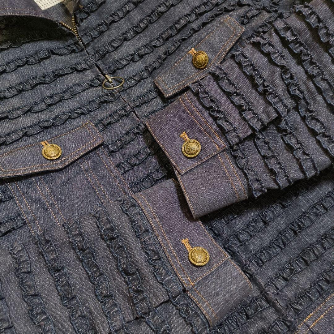 SALE　⚜️カネコ イサオ KANEKO ISAO⚜️フリル　デニムジャケット