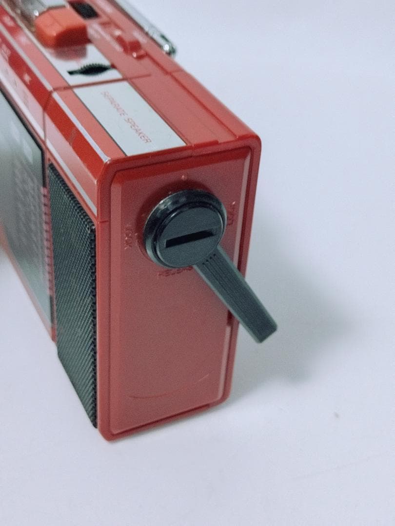 希少カラー SANYO ラジカセ MR-F10 ラジオ　カセットレコーダー