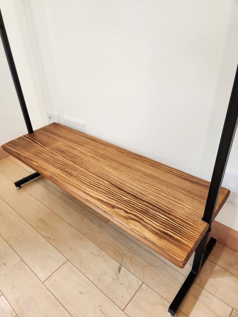 ハンガーラック ヴィンテージウッド Lewis〔ルイス〕90cm幅ワイドタイプ