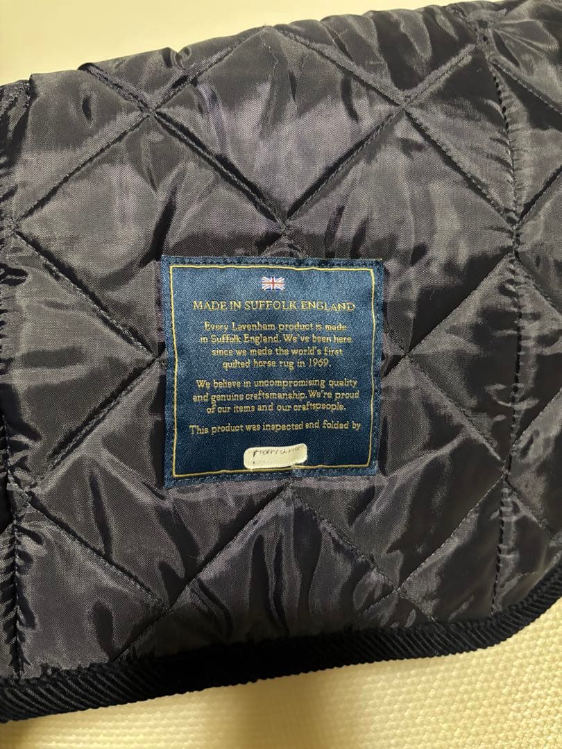 LAVENHAM ラベンハム メンズ ダウンベスト ネイビー　Sサイズ