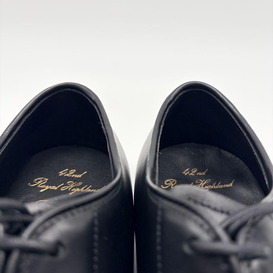 【展示品】42ND  HIGHLAND ストレートチップ 26cm 黒