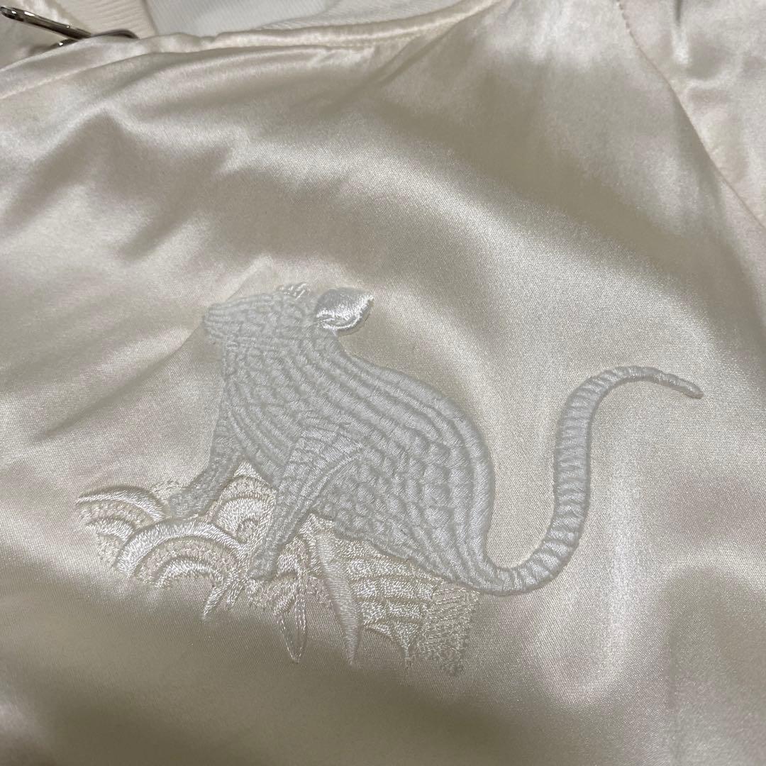 noir kei ninomiya シルクスカジャン　リバーシブル