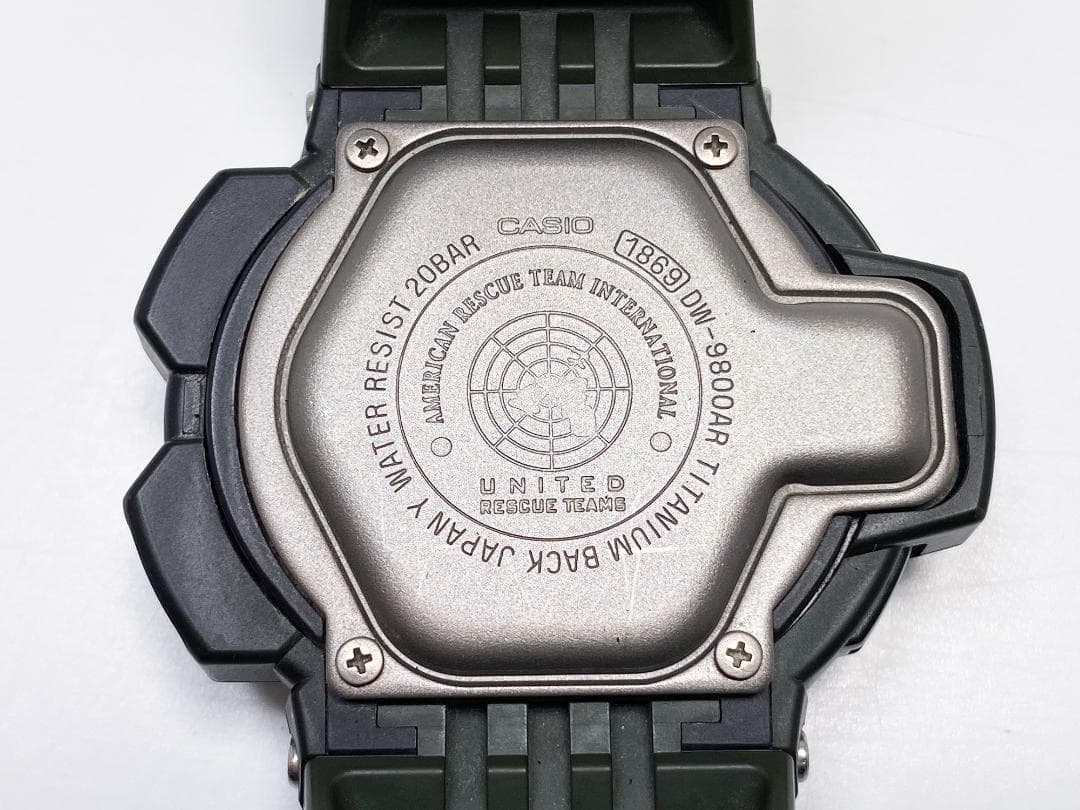 【レア】デカG CASIO G-SHOCK DW-9800AR WADEMAN