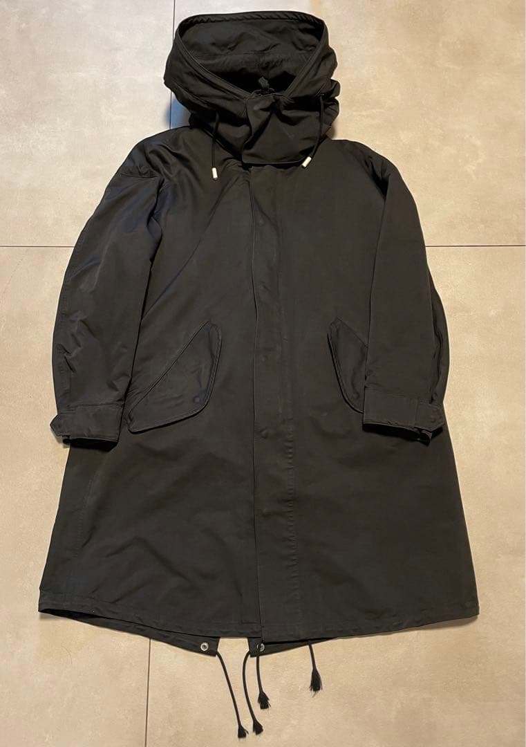 THE RERACS リラクス18AWロングモッズコート ライナー付3way黒