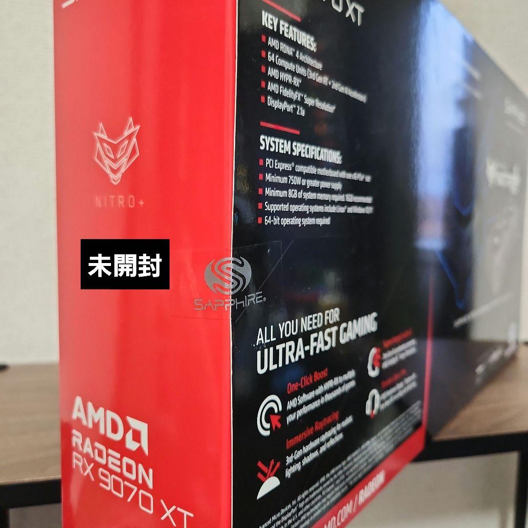 グラフィックボード・グラボ・ビデオカード AMD RADEON RX 9070 XT SAPPHIRE NITRO+