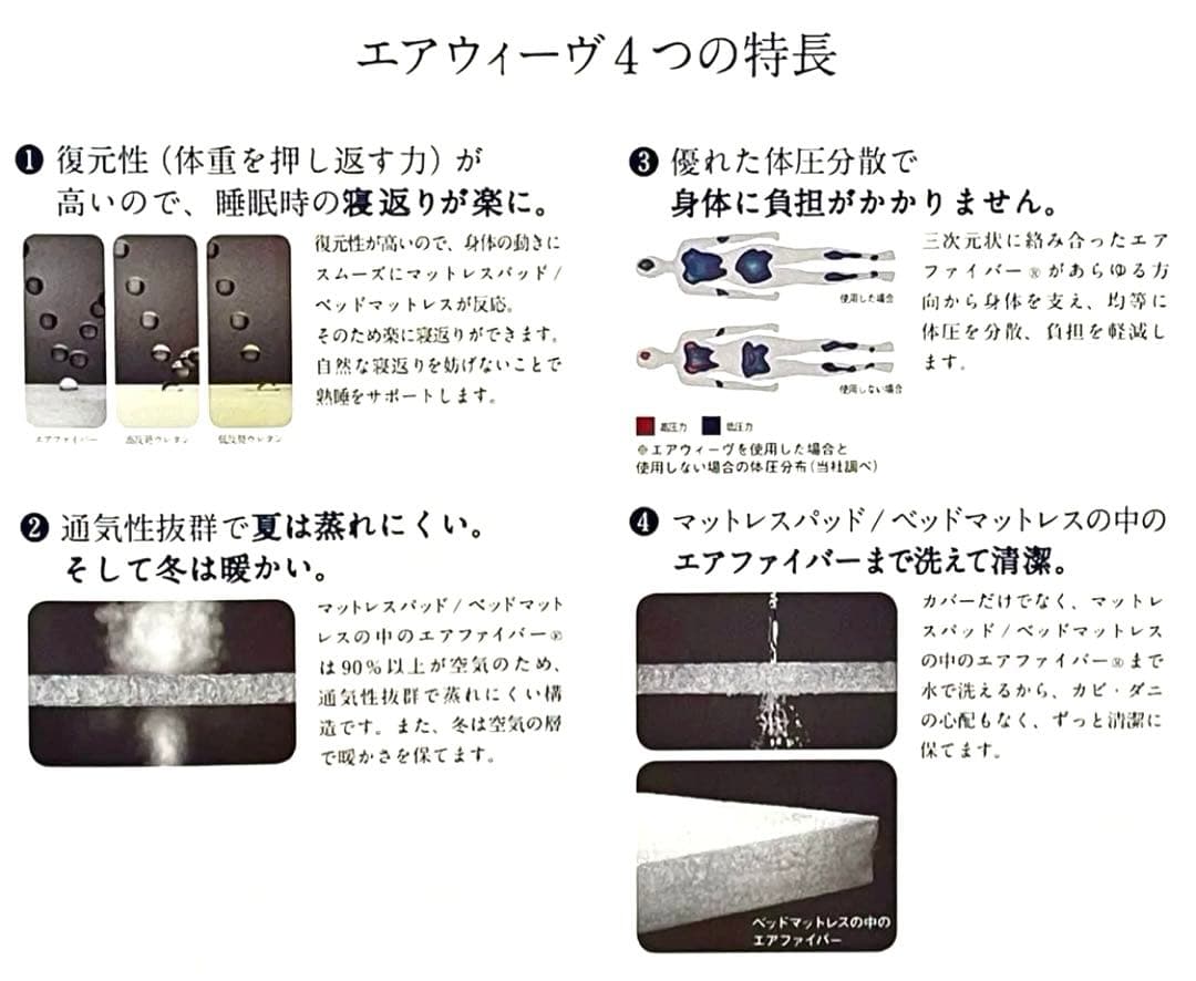 エアウィーヴ01 マットレス