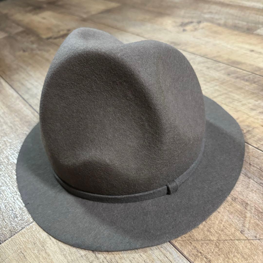 美品 マウンテンハット グレー色 帽子 mountain hat grey灰色