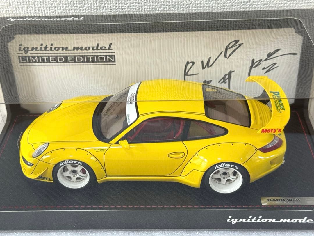 【限定50】1/18 RWB 997 Yellow With Mr. Nakai