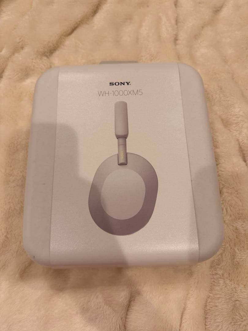 グレー ワイヤレスヘッドホン 専用ケース付き