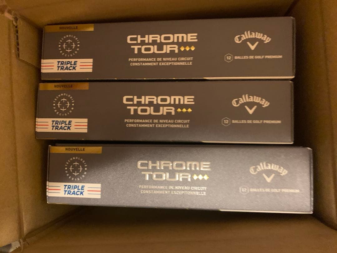 キャロウェイ(Callaway) ゴルフボール CHROME TOUR 6ダース