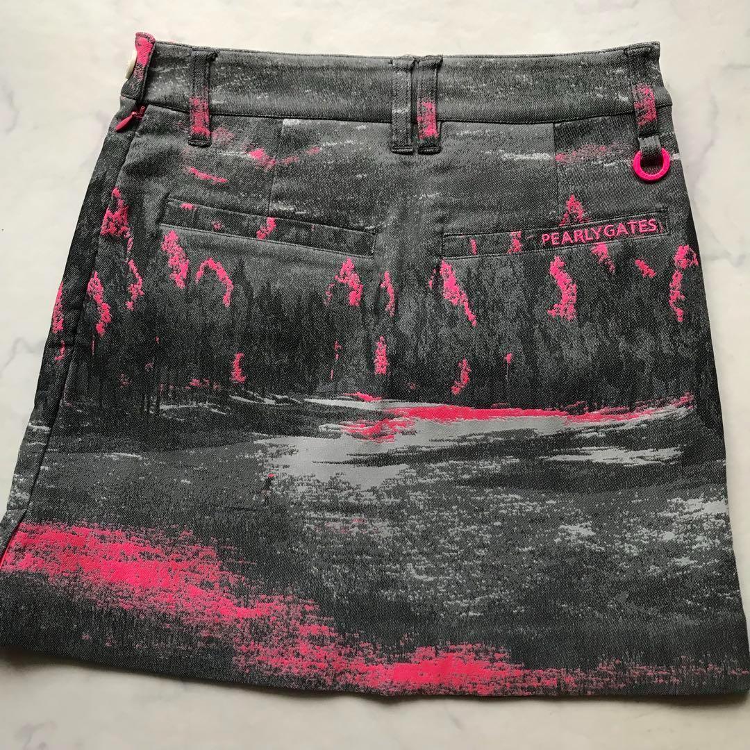 定価66000円【新品】レディース パーリーゲイツ総柄フーディ&スカートセット