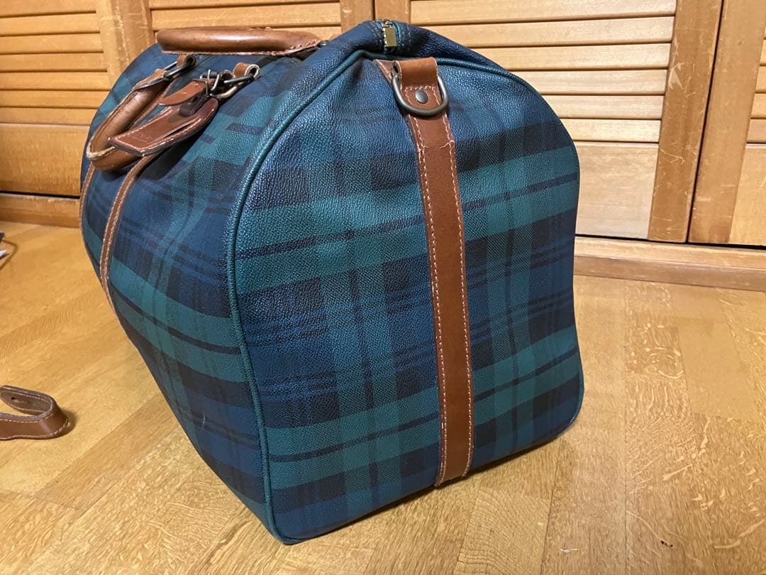 Polo Ralph Lauren ボストンバッグ ブラックウォッチ柄