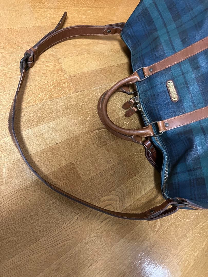 Polo Ralph Lauren ボストンバッグ ブラックウォッチ柄