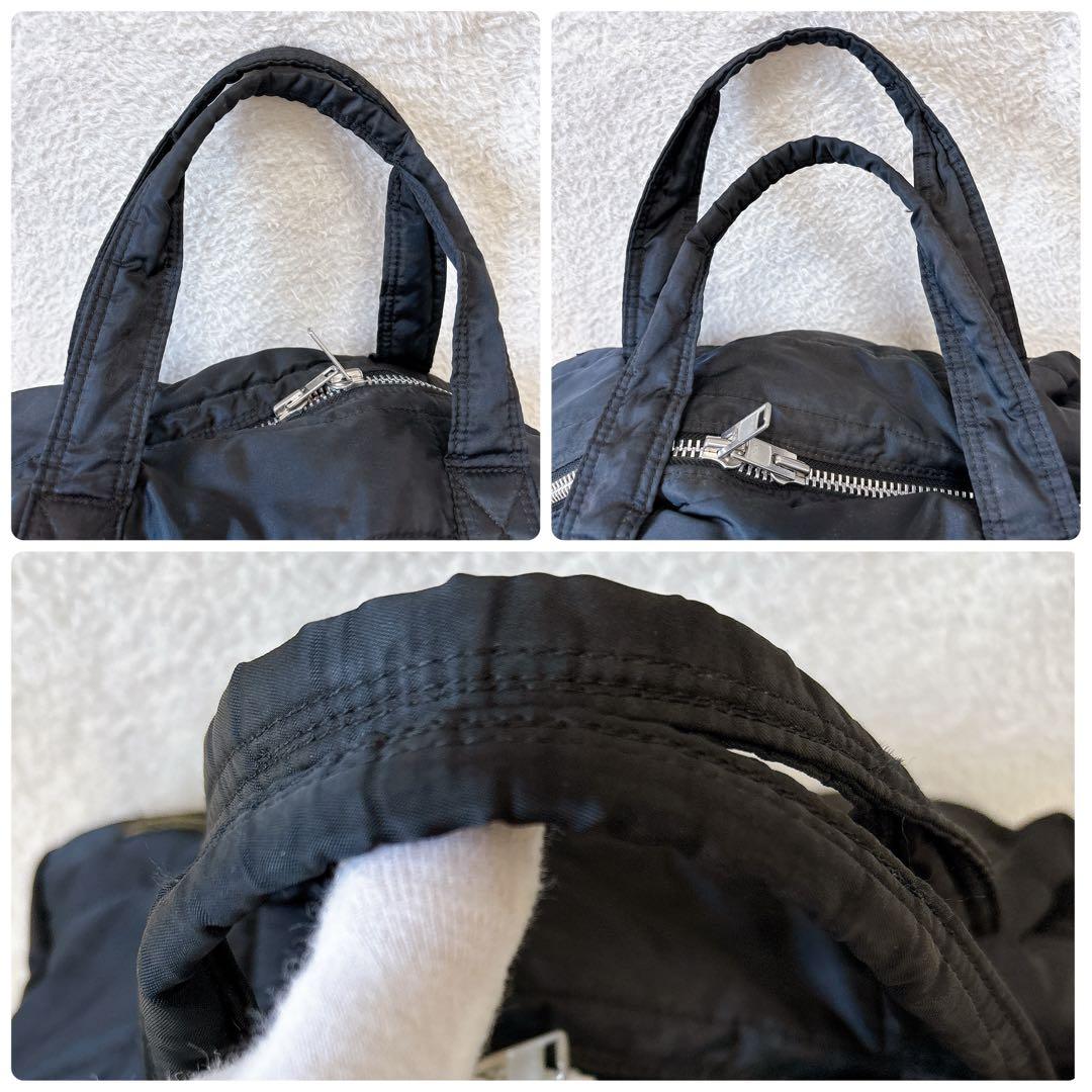 PORTER タンカー　2way ダッフル　ドラム　ボストンバッグ　裏地汚れ有