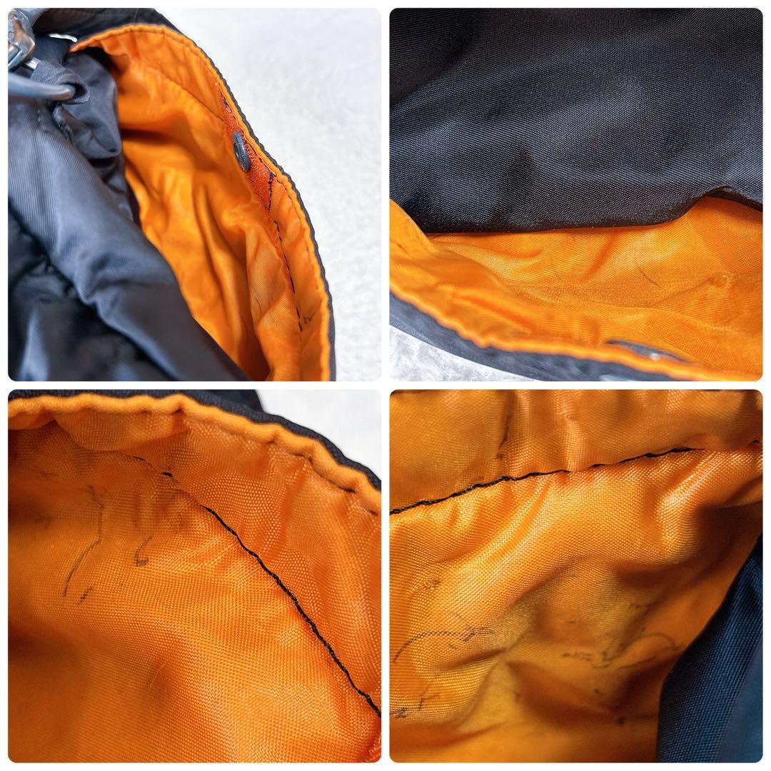 PORTER タンカー　2way ダッフル　ドラム　ボストンバッグ　裏地汚れ有